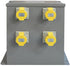 5kVA Wall / Floor Mounted Intermittent Transformer 4 x 16A 110V IP44 Sockets